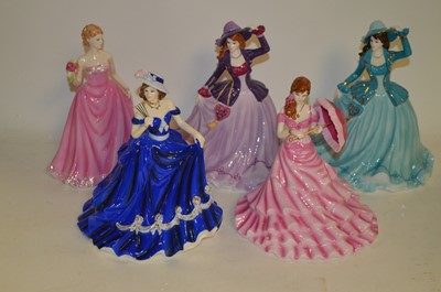 Lot 246 - Coalport figurines