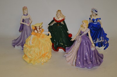 Lot 245 - Coalport figurines