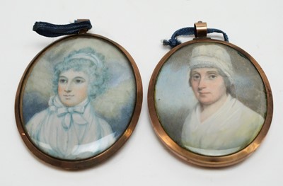 Lot 271 - British School, 19th Century - miniatures