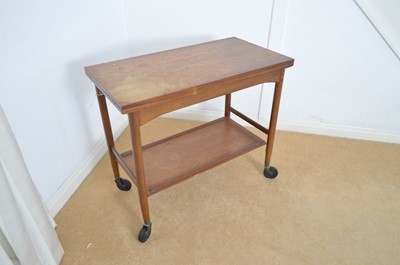Lot 102 - Everest:: a mid Century teak trolley.
