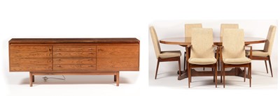 Lot 821 - Robert Heritage for Archie Shine: 'Granville' sideboard; Hamilton table and six chairs.
