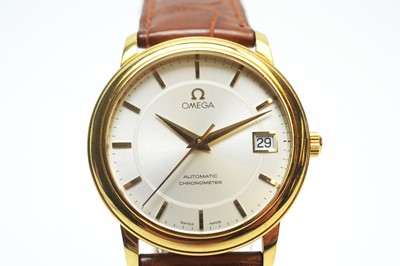 Lot 121 - Gold cased Omega Automatic Chronometer
