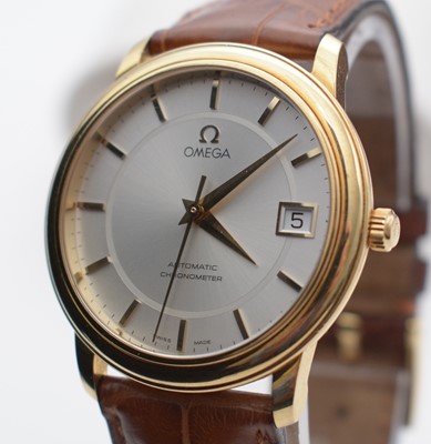 Lot 121 - Gold cased Omega Automatic Chronometer