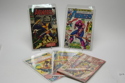 Lot 219 - The Avengers; and other issues.