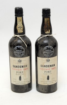 Lot 20 - Sandeman Vintage Port 1977