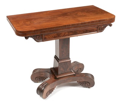 Lot 900 - Victorian mahogany tea table