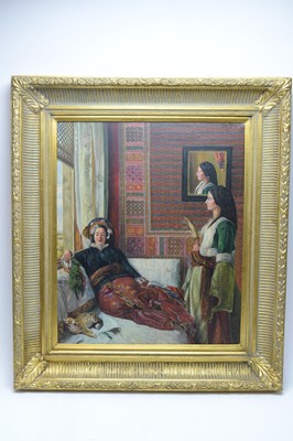 Lot 185 - After John Frederick Lewis - oil.