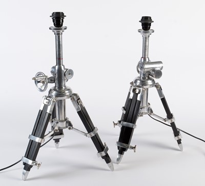 Lot 39 - Pair of Eicholtz style Royal marine Floor Lamps