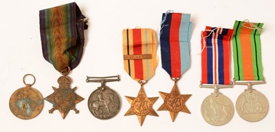 Lot 1014 - Collection of WWI and WWII war medals