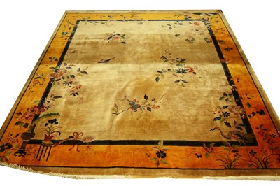 Lot 749 - Chinese carpet.