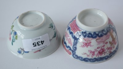 Lot 448 - Chinese tea bowl, tea bowl and saucer, bowl and cover