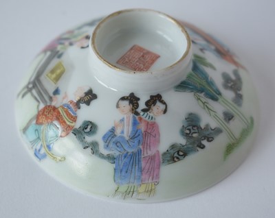 Lot 448 - Chinese tea bowl, tea bowl and saucer, bowl and cover
