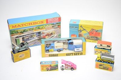 Lot 282 - Matchbox and Corgi toys.