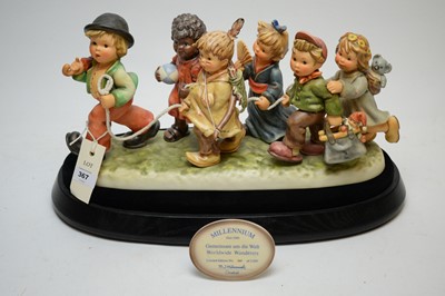 Lot 367 - Hummel Millennium limited edition group.