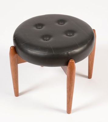 Lot 824 - A 1960's rocket-legged stool.