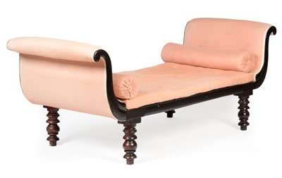 Lot 3 - Victorian scroll end day bed