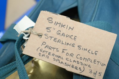 Lot 850 - Simkin 5in. gauge Stirling Single GNR loco and tender.