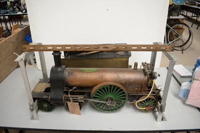 Lot 850 - Simkin 5in. gauge Stirling Single GNR loco and tender.