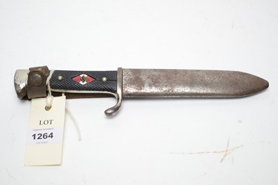 Lot 1264 - A Hitler Youth Scout dagger.