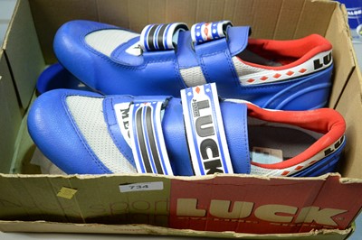 Lot 734 - Pair of Luck road shoes.