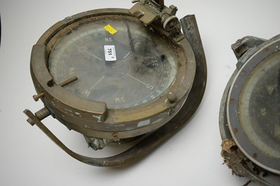 Lot 751 - Two ship's compasses.