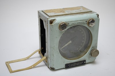 Lot 758 - A ship's EM log speed indicator and distance register.