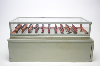 Lot 783 - William Britain's "Eyes Right" 54mm plastic Grenadier Guards band.