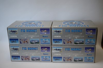 Lot 797 - Collection Armour 1:48 Scale metal diecast aeroplanes - F18 Hornet.