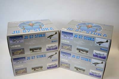Lot 826 - Collection Armour 1:48 Scale metal diecast aeroplanes - JU87 Stuka.