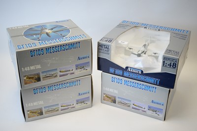 Lot 832 - Collection Armour 1:48 Scale metal diecast aeroplanes - Bf109 Messerschmitt.