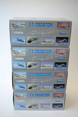 Lot 804 - Collection Armour 1:48 Scale metal diecast aeroplanes - F4 Phantom.