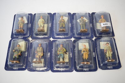 Lot 844 - Del Prado 54mm military model figures.