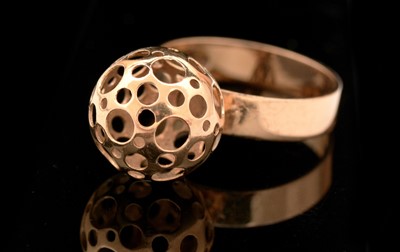 Lot 736 - Liisa Vitali for Nestor Westerback Oy, ‘Ladybird’ ring