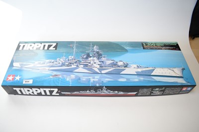 Lot 855 - Tamiya 1:350 scale plastic construction kit.