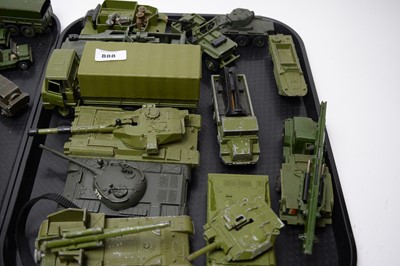 Lot 888 - Military diecast model vehicles.