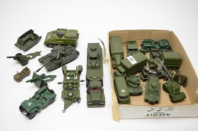 Lot 889 - Military diecast model vehicles.