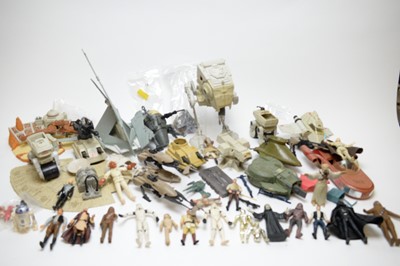Lot 968 - Star Wars vehicles, figures and parts