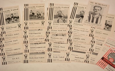 Lot 1079 - Newcastle United football programmes, and others.