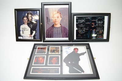 Lot 1035 - Signed Star Wars photographs