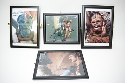 Lot 1038 - Signed Star Wars photographs