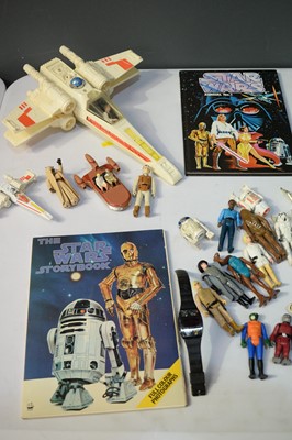 Lot 1052 - Star Wars LFL action figures and other items