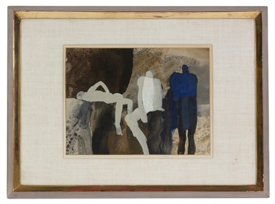 Lot 976 - Keith Vaughan - gouache and crayon