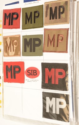 Lot 1248 - A collection of approximately 300 Military cloth badges.
