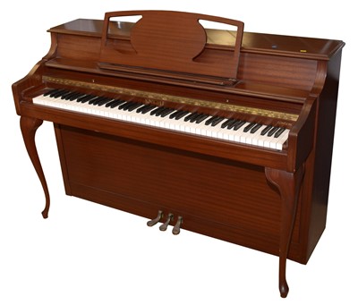Lot 118 - A Knight mahogany framed contemporary piano.