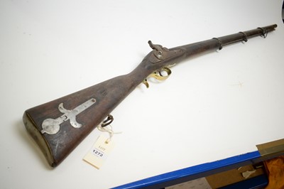 Lot 1272 - 19th Century percussion musket.