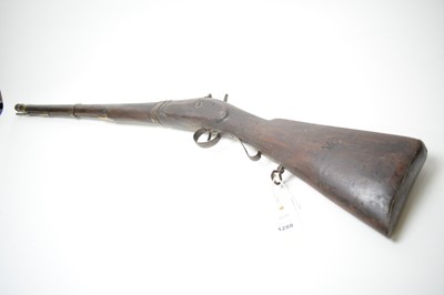 Lot 1288 - A 19th Century percussion musket.