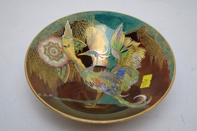 Lot 393A - Carlton ware 'Phoenix' pattern shallow dish.