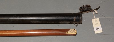 Lot 475 - Early 20th Century Burroughs & Watts billiard cue in original case