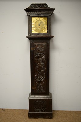 Lot 82 - 18th C and later long cased clock.