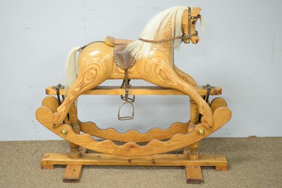 Lot 54 - 20th C rocking horse.